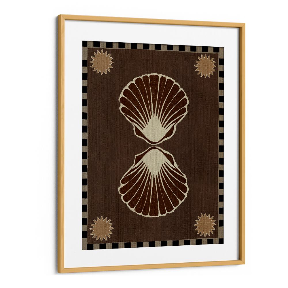 Elegant LUSH DUO I, BEACH PAINTINGS featuring shell designs, perfect for coastal decor enthusiasts.
