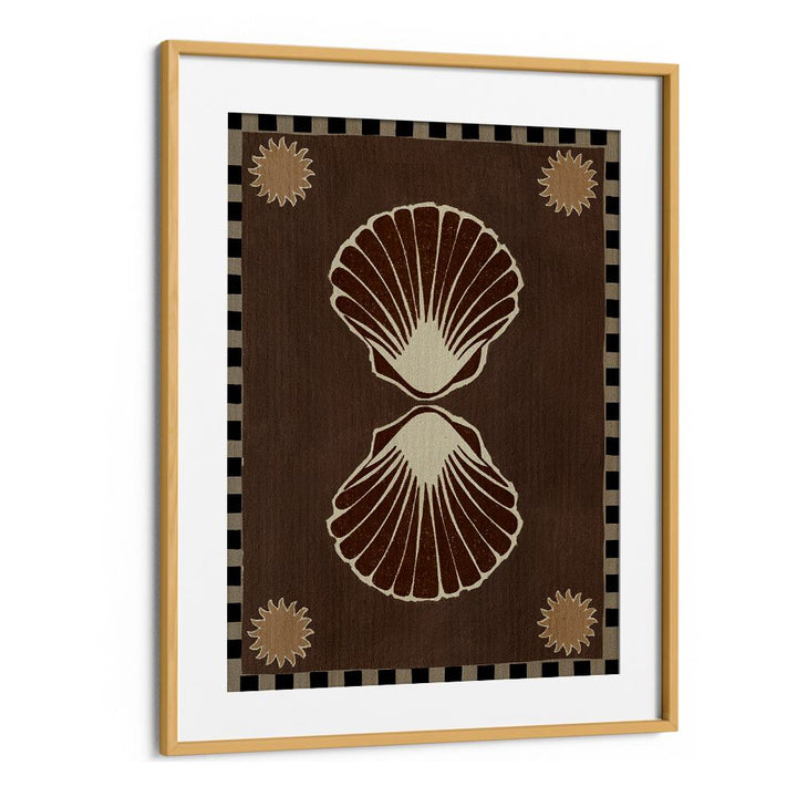 Elegant LUSH DUO I, BEACH PAINTINGS featuring shell designs, perfect for coastal decor enthusiasts.