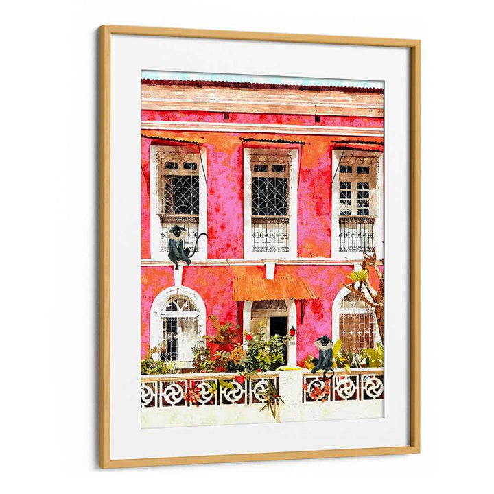 MONKEYS ON PINK HOUSE