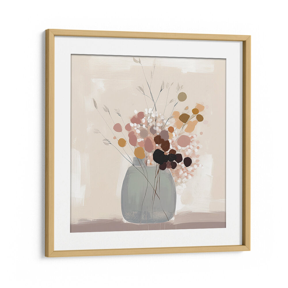 MUTED BLOOMS , FLORAL FLOWER PAINTINGS