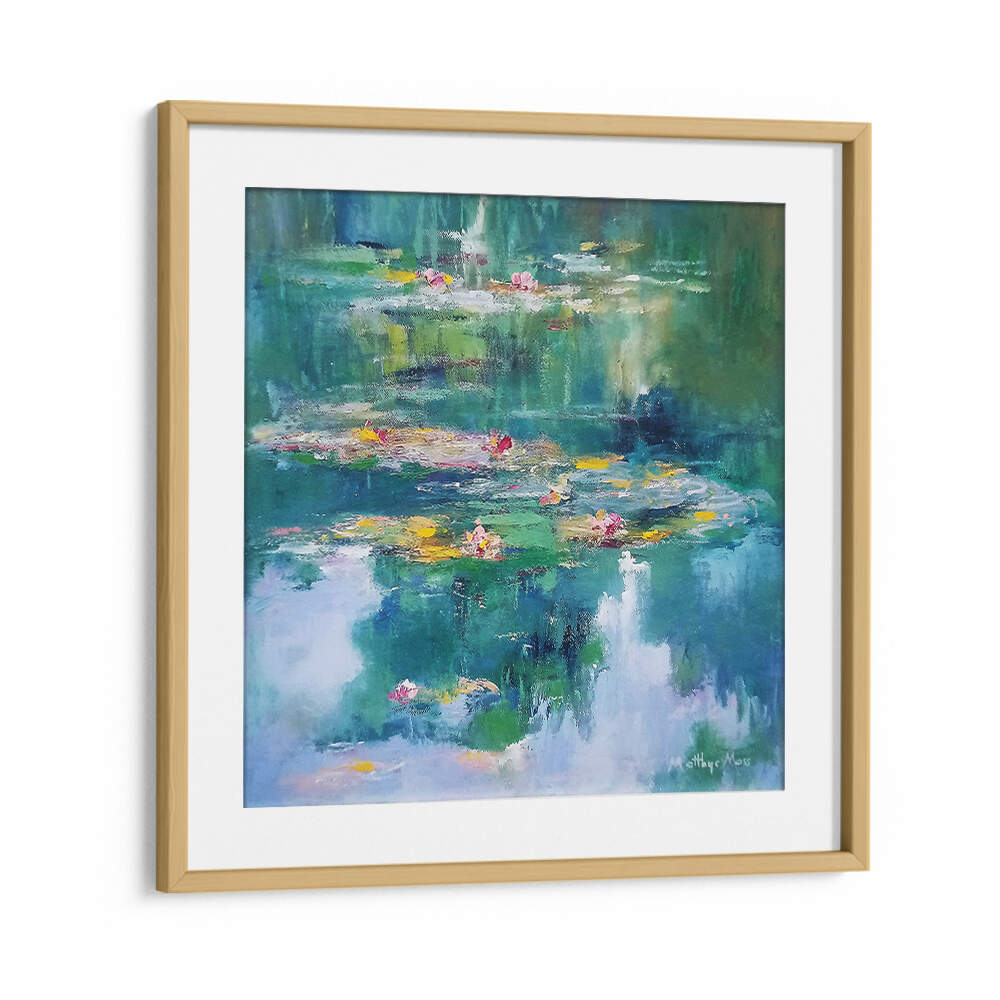 MYSTIC LILIES , FLORAL FLOWER PAINTINGS