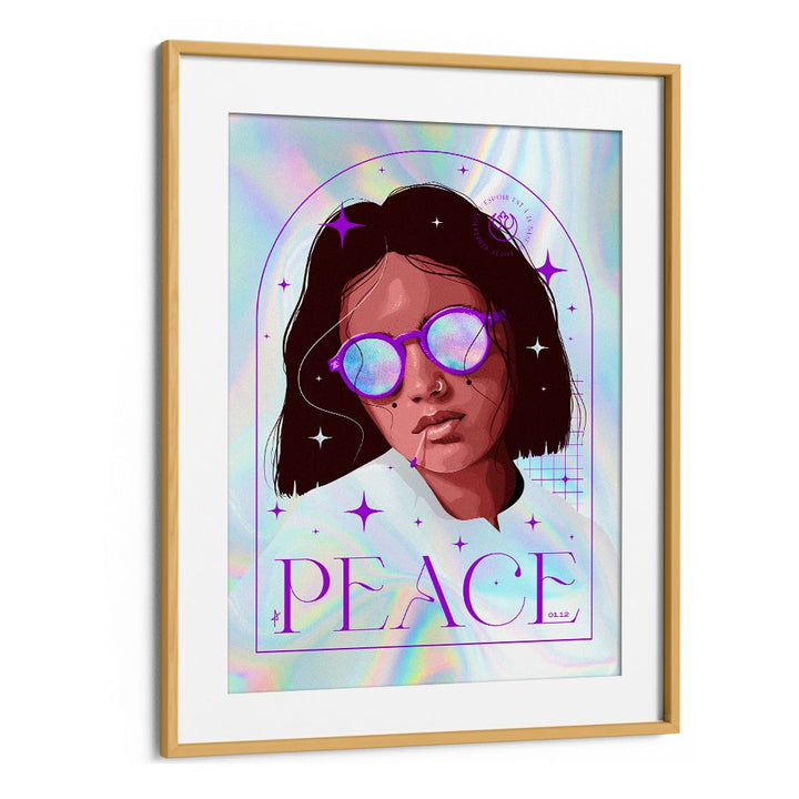 PEACEFUL PURPLE PORTRAIT