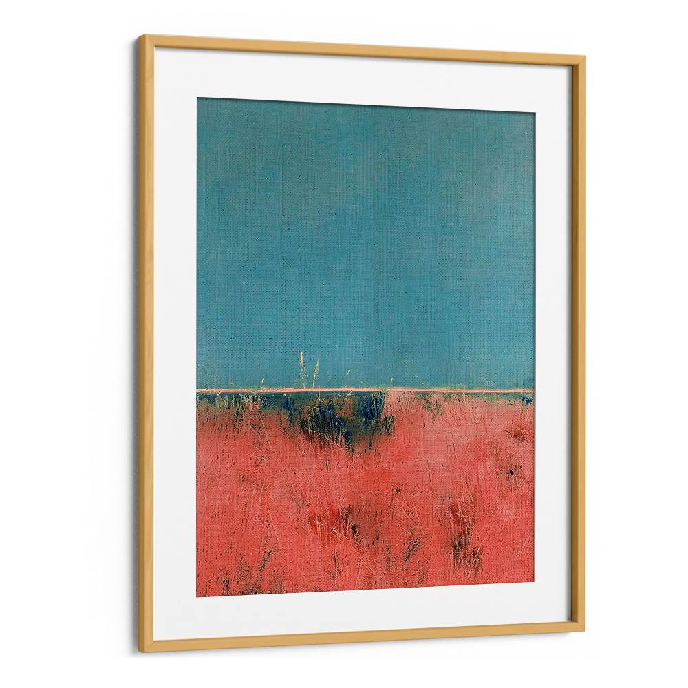 PINK FIELD HORIZON ABSTRACT