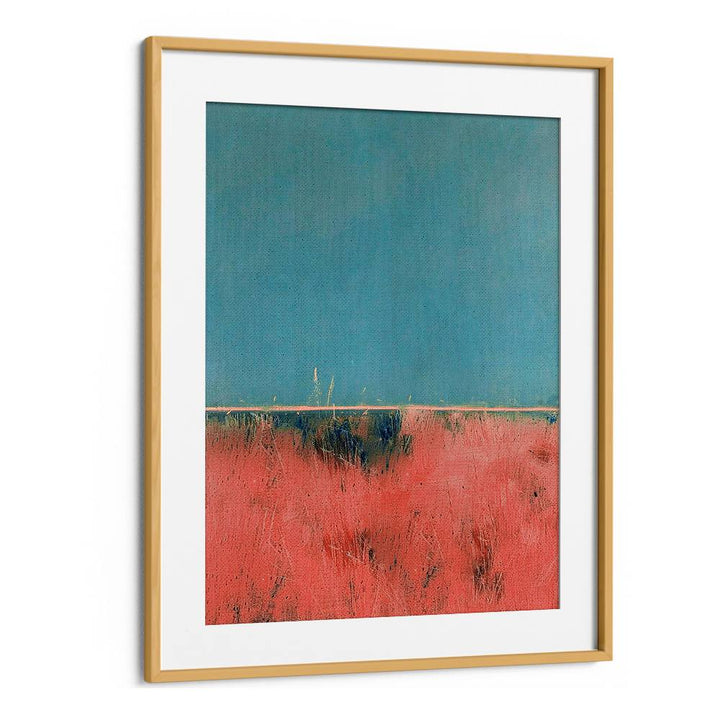 PINK FIELD HORIZON ABSTRACT