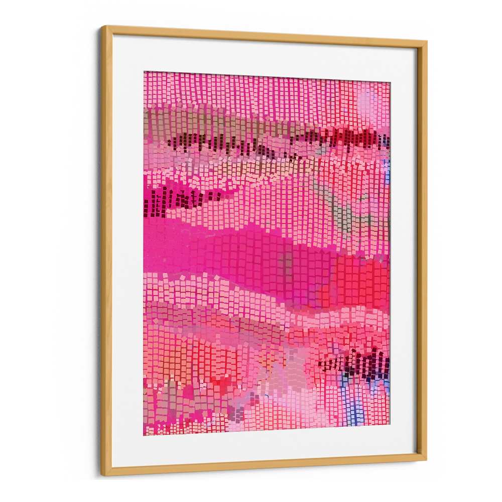 PINK PIXELATED ABSTRACT