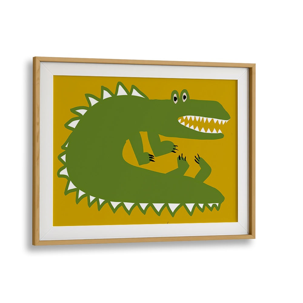 PLAYFUL GREEN ALLIGATOR