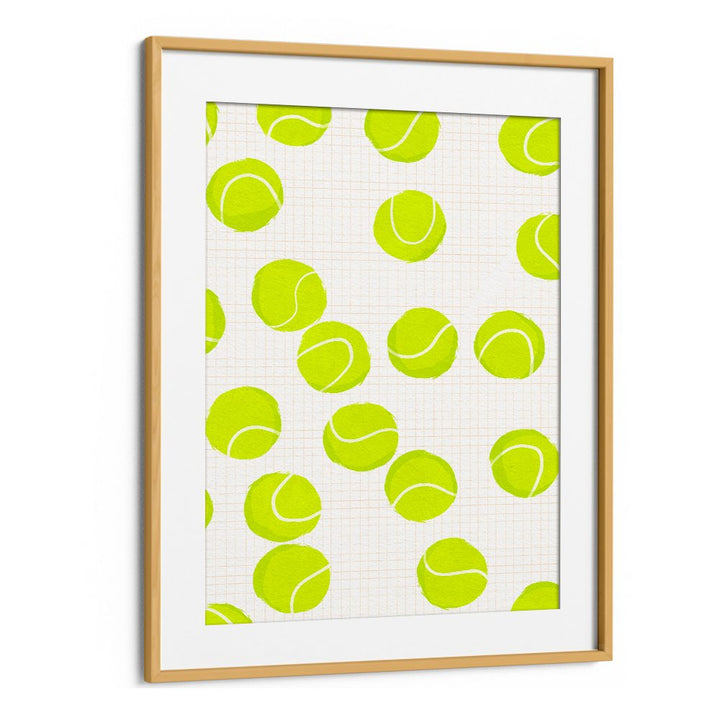 PLAYFUL TENNIS BALLS PATTERN