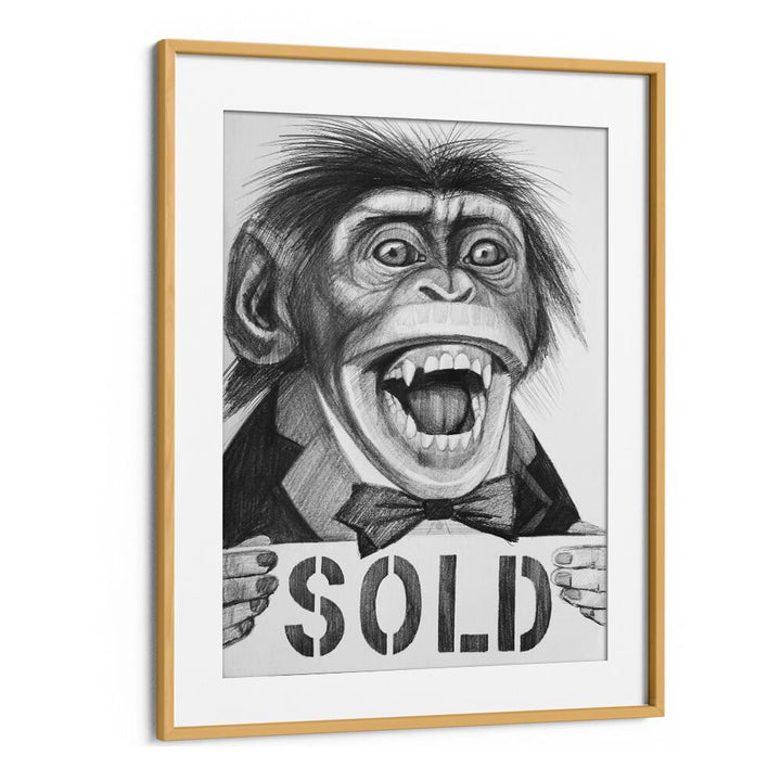 PRIMAL AUCTIONEER, COMIC POSTERS showcase unique art with a lively monkey character, perfect for collectors and enthusiasts.