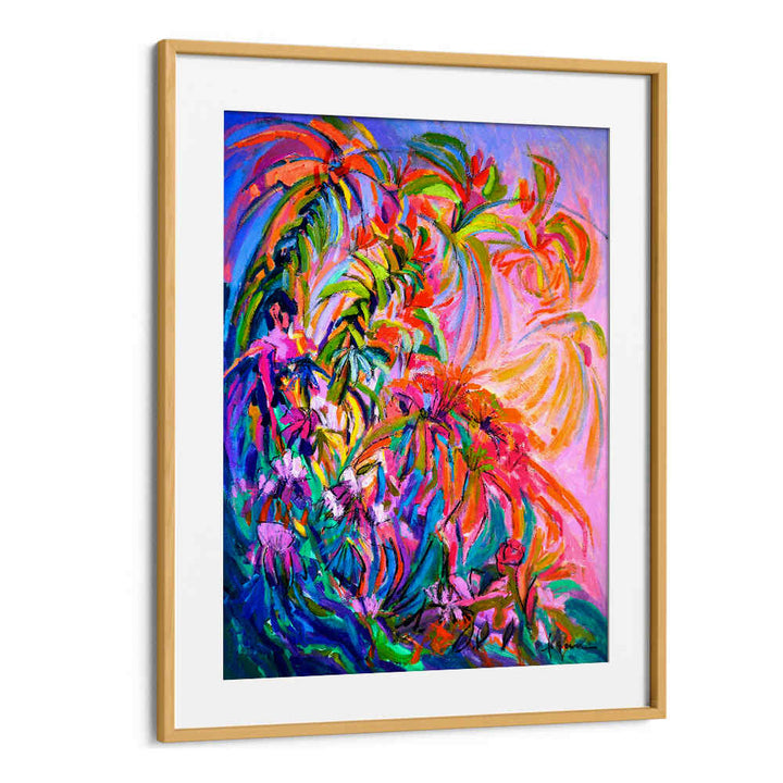 RADIANT FLORAL BALLET , ABSTRACT PAINTINGS