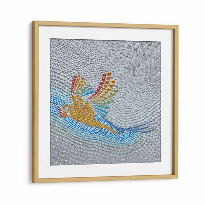 Vibrant RAINBOW PARROT FLIGHT, KIDS ROOM PAINTINGS add charm and color to your child's room decor. Perfect for a playful space!