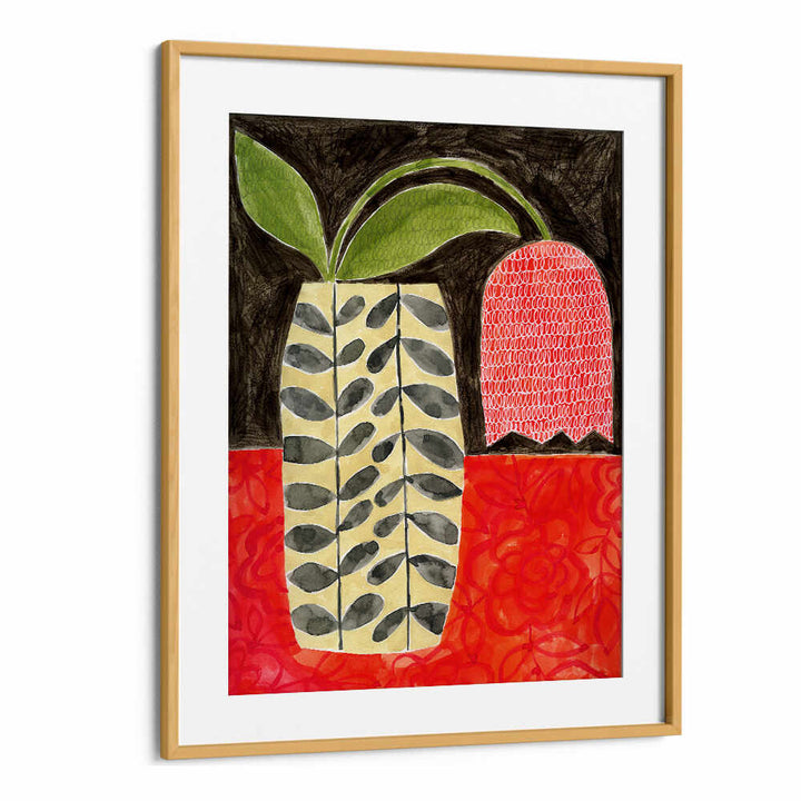 RED TULIP IN A MODERN VASE