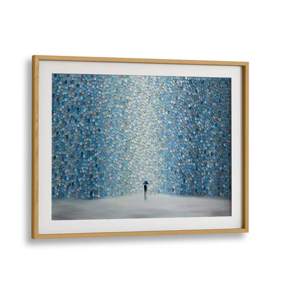 RAINFALL MELODY , MODERN IMPRESSIONISM PAINTINGS