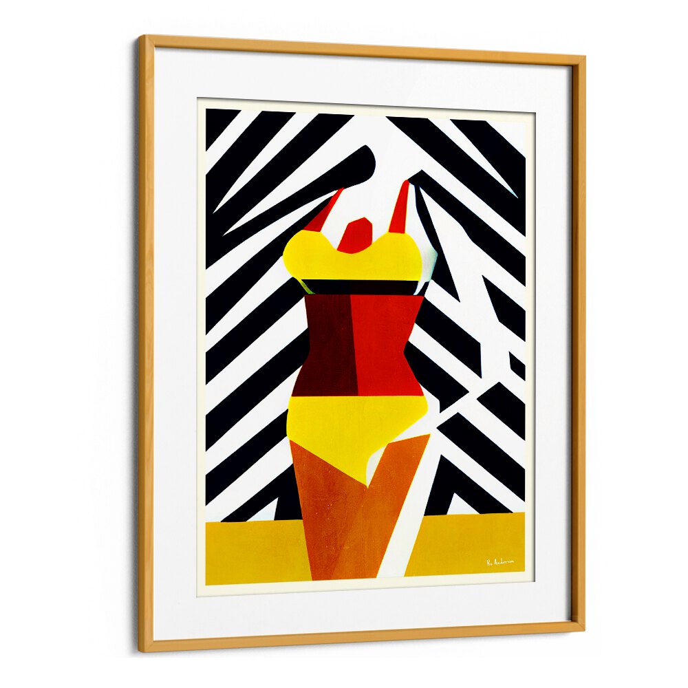 Bright and colorful BIKINI SUNSHINE DAYS, BEACH PAINTINGS capture summer vibes for your living space. Perfect for beach lovers!