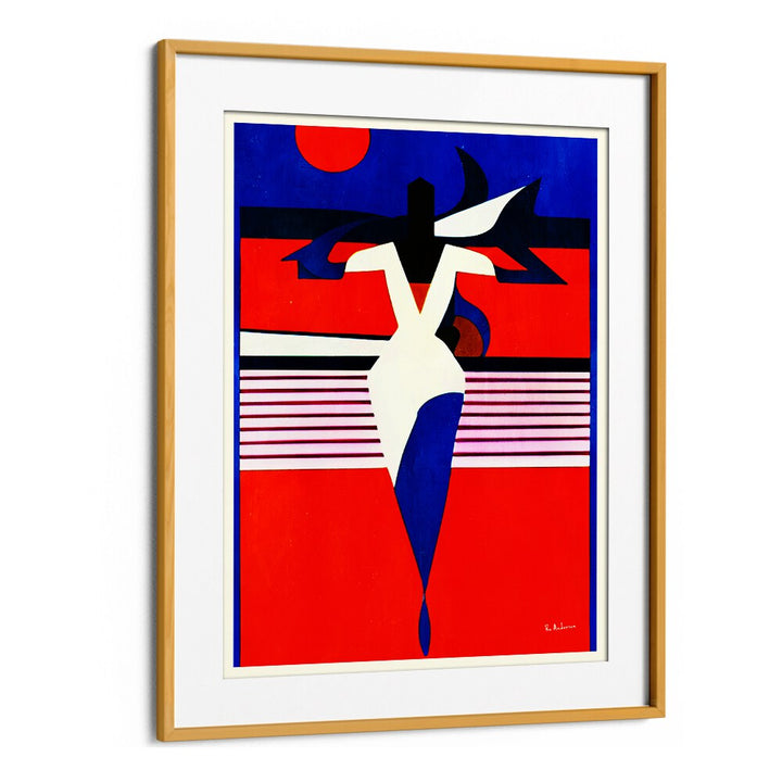 Vibrant artwork from LA FEMME FATALE, PORTRAITS, capturing the allure of the feminine form in striking colors.