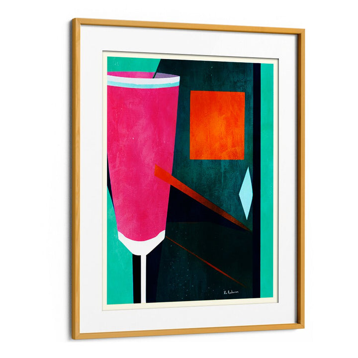 Vibrant MON PETITE CREMENT ROSEITU , BAR art piece, perfect for adding charm to your bar or café decor.