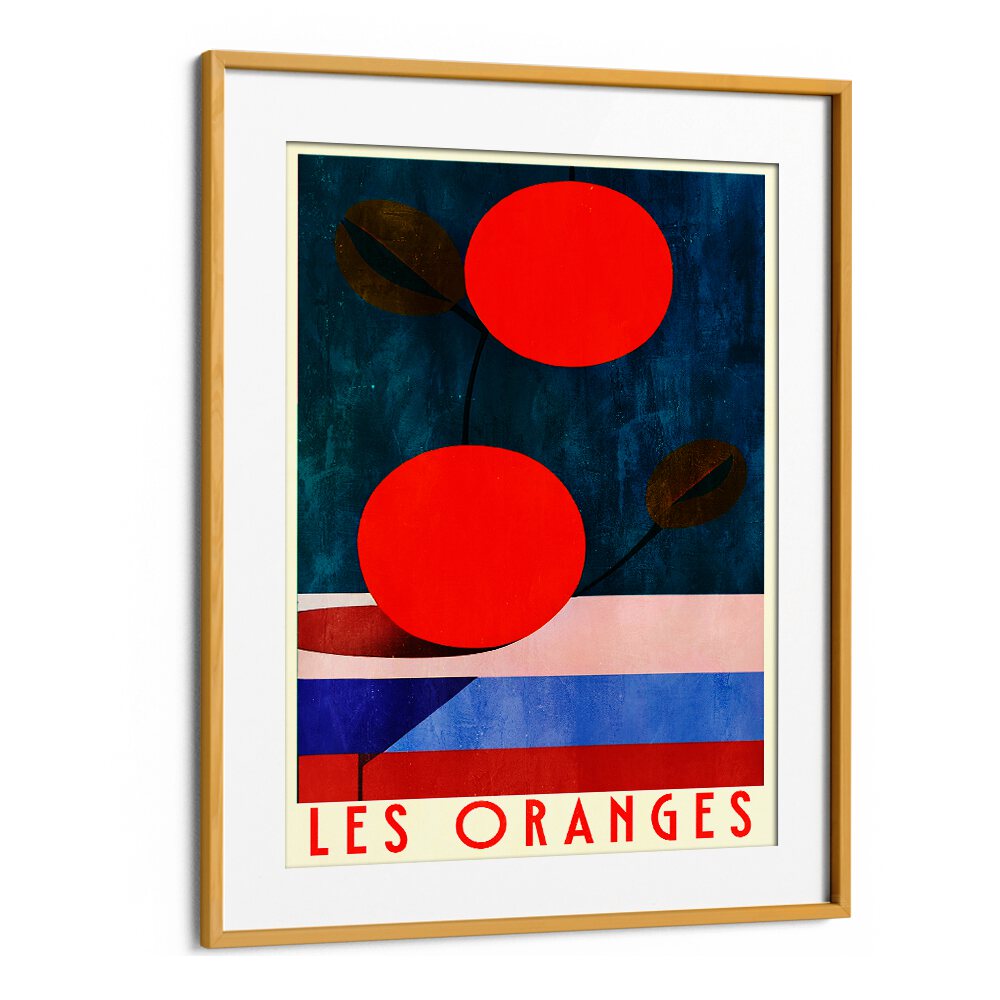 Brighten your kitchen with LES ORANGES, KITCHEN POSTERS featuring vibrant orange artwork in a stylish frame.