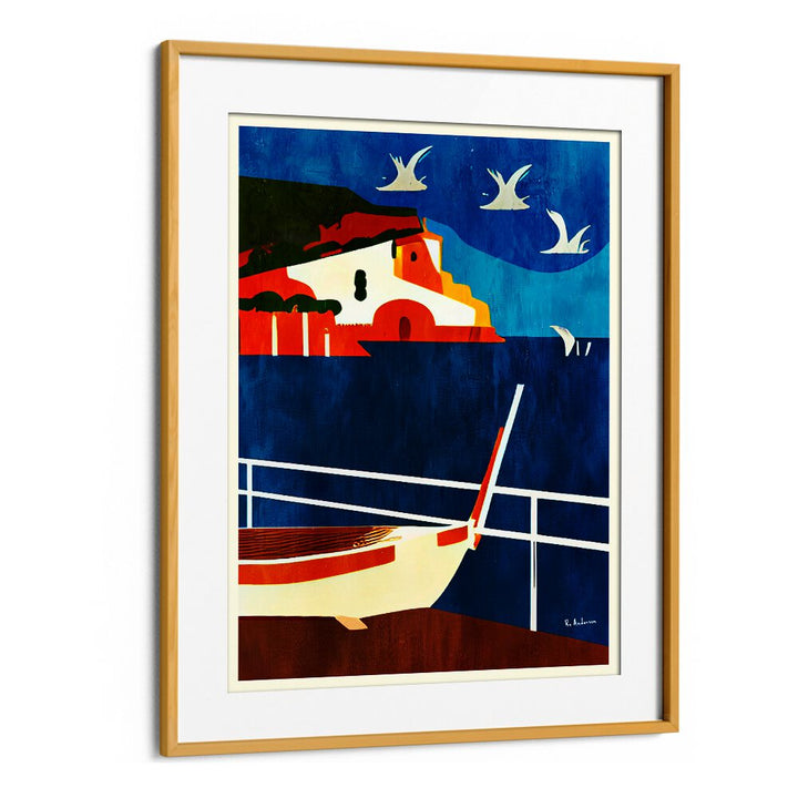 Vibrant LA CORSE, BEACH PAINTINGS capturing Corsica's coastal beauty, perfect for elevating your home decor.