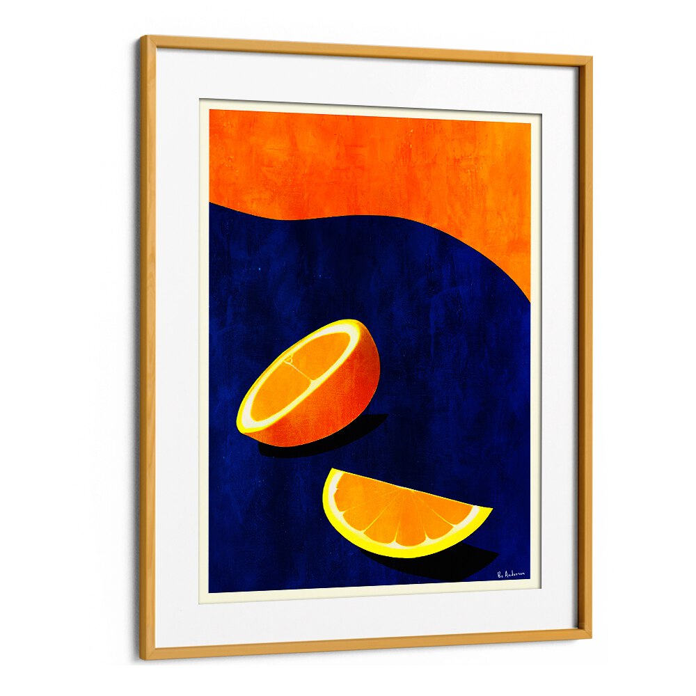 Brighten your kitchen with PETIT DEITUJEUNER, KITCHEN POSTERS featuring vibrant orange slices. Perfect for stylish decor.