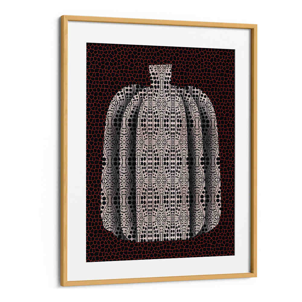 POLKA DOT PUMPKIN , FLORAL FLOWER PAINTINGS