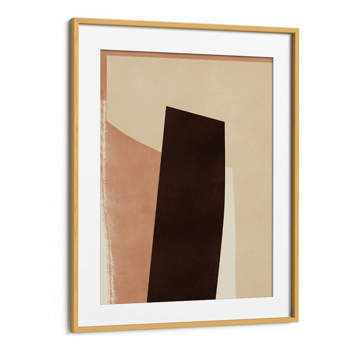 GEOMETRIC SHAPES IN EARTHY TONES , BOHO ART PAINTINGS