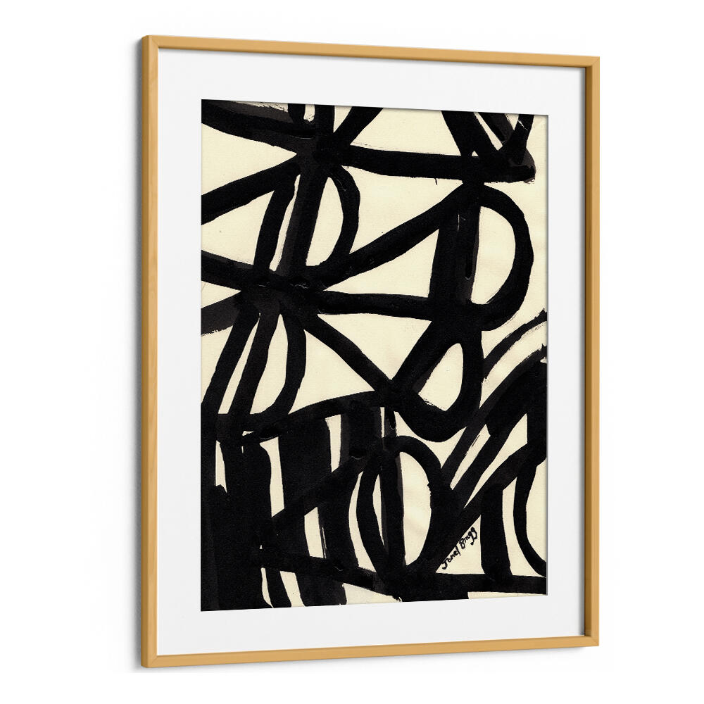 SHAPES AND LINES IN INK II ,ABSTRACT PAINTINGS