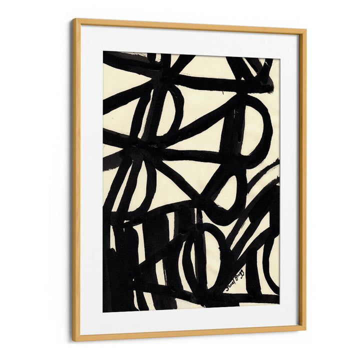 SHAPES AND LINES IN INK II ,ABSTRACT PAINTINGS