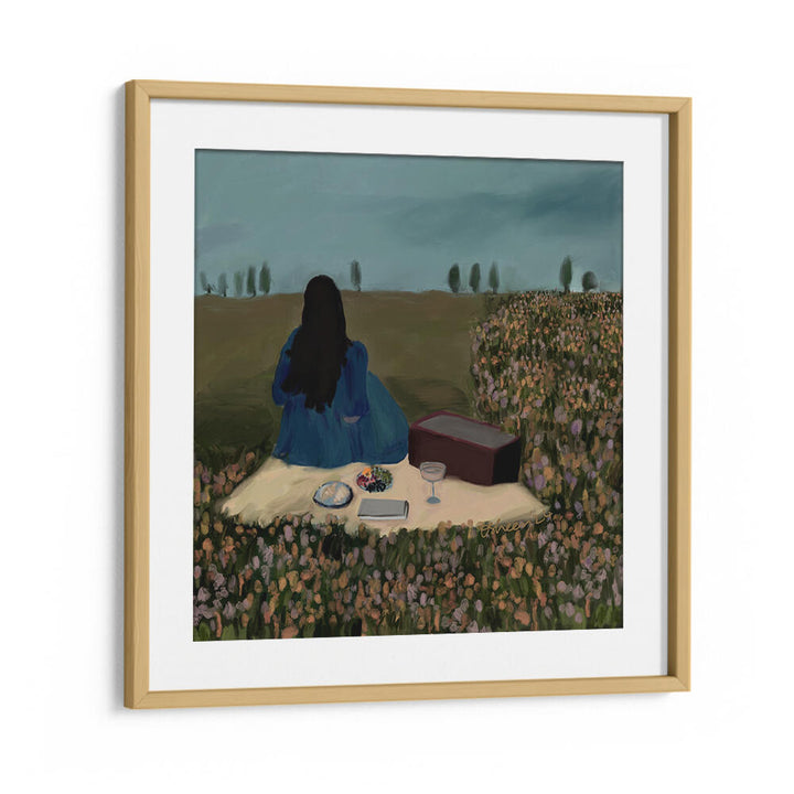 SOLO PICNIC DATE , PORTRAITS & FIGURATIVE ILLUSTRATIONS