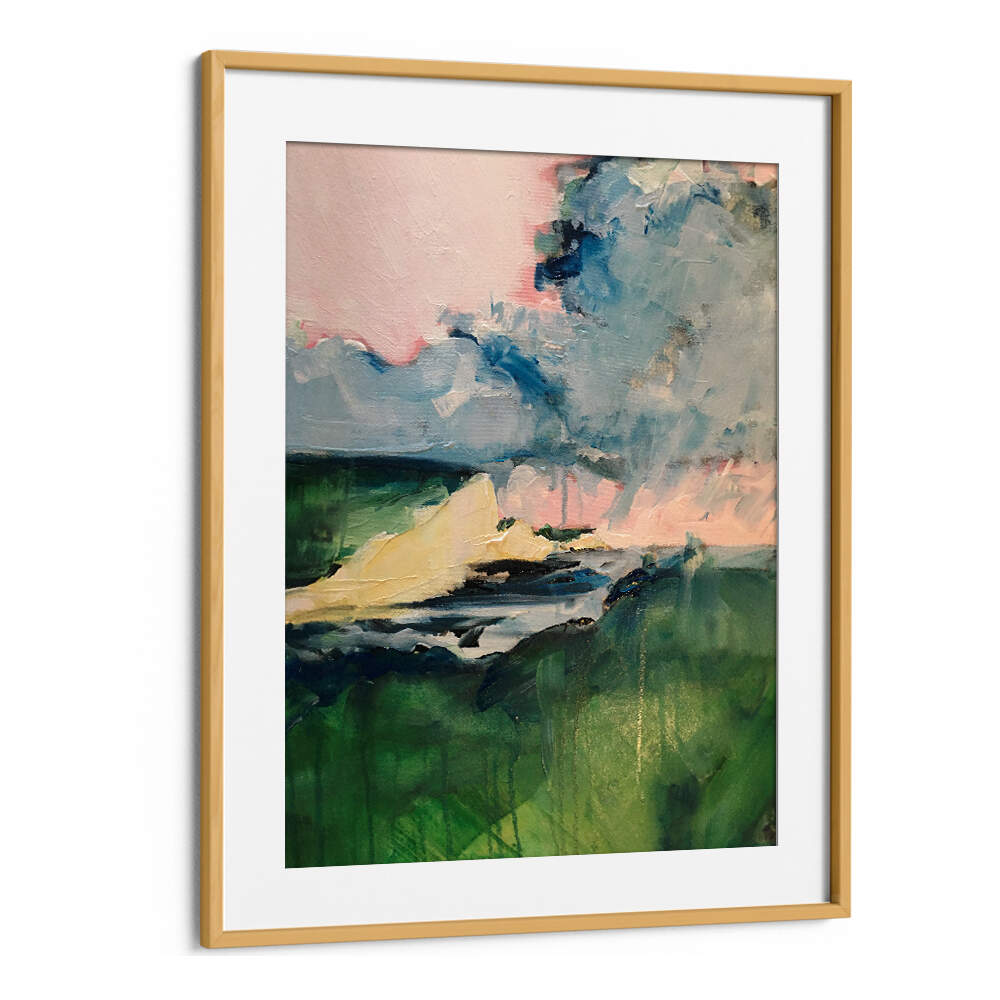 STORMY HORIZON landscape paintings showcase vibrant colors, transforming any space into a captivating oasis.