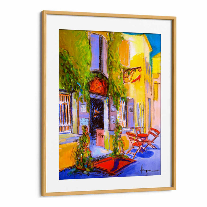 SUNNY COURTYARD CAFE , ABSTRACT PAINTINGS
