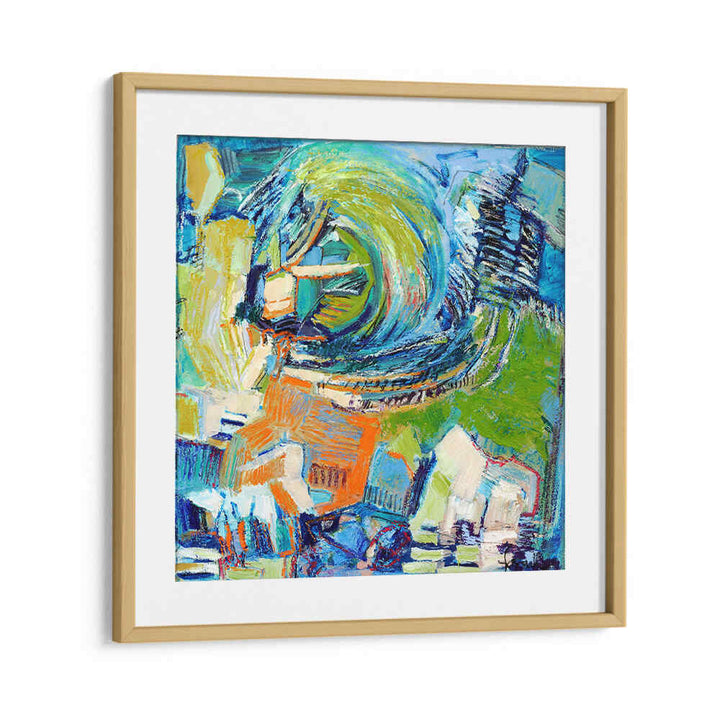 SWIRLING PATTERNS , ABSTRACT PAINTING