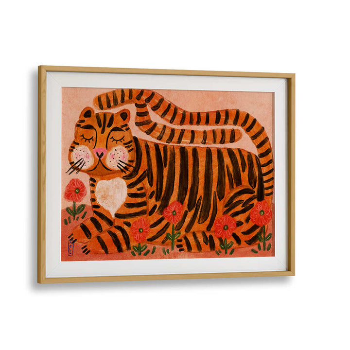 SLEEPING TIGER , KIDS ROOM PAINTINGS