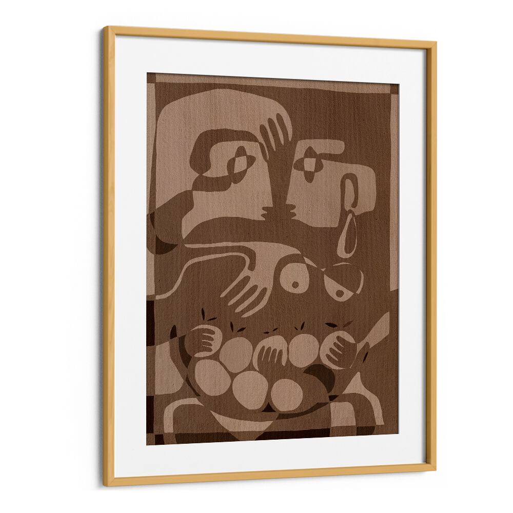 Elegant artwork from SOIL AND SPIRIT, PORTRAITS blends figures and nature, enhancing your holistic wellness space.