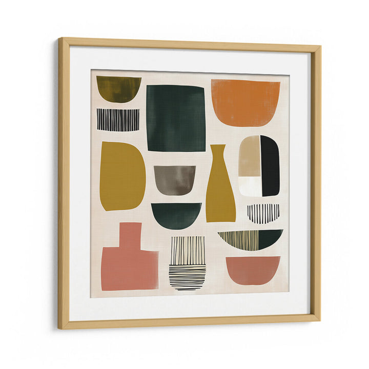 ABSTRACT SHAPES IN EARTH TONES
