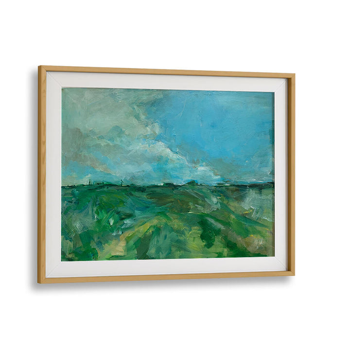 Vibrant Telscombe Tye Landscape Paintings in a stylish frame, perfect for enhancing any space.