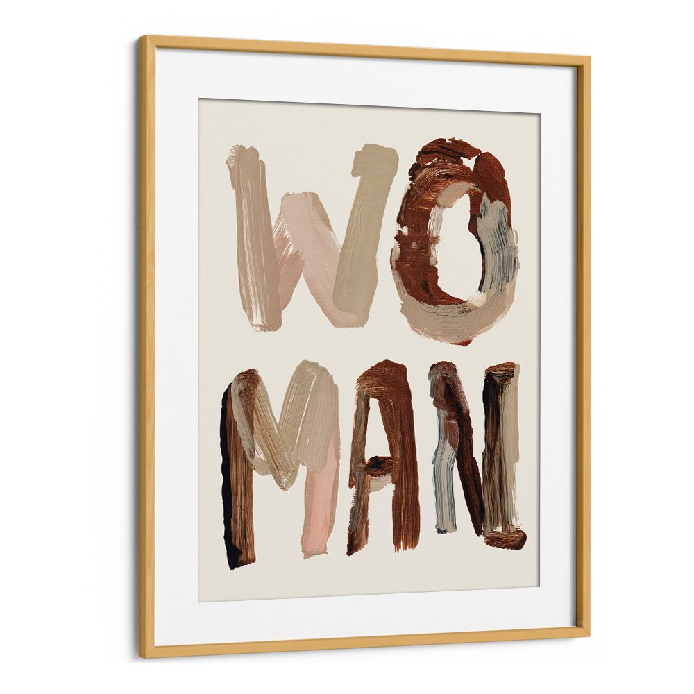 TEXTURED WOMAN WORD