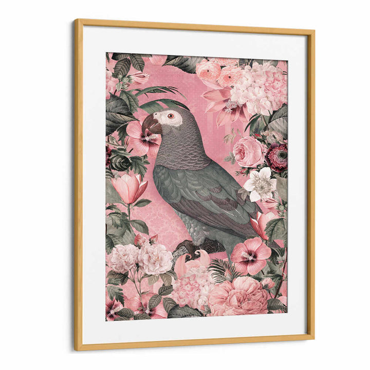 THE PARROTS PARADISE GARDEN I , ANIMAL PAINTINGS