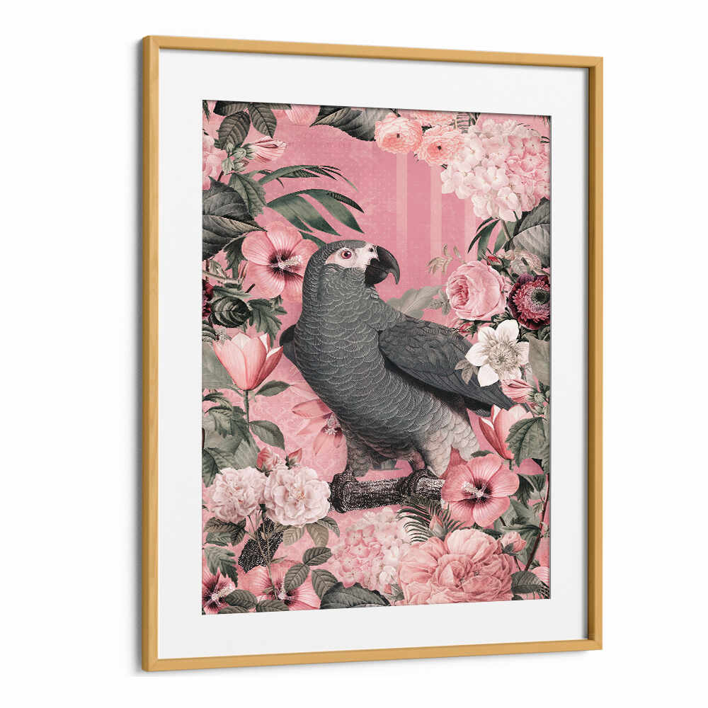 THE PARROTS PARADISE GARDEN II , ANIMAL PAINTINGS