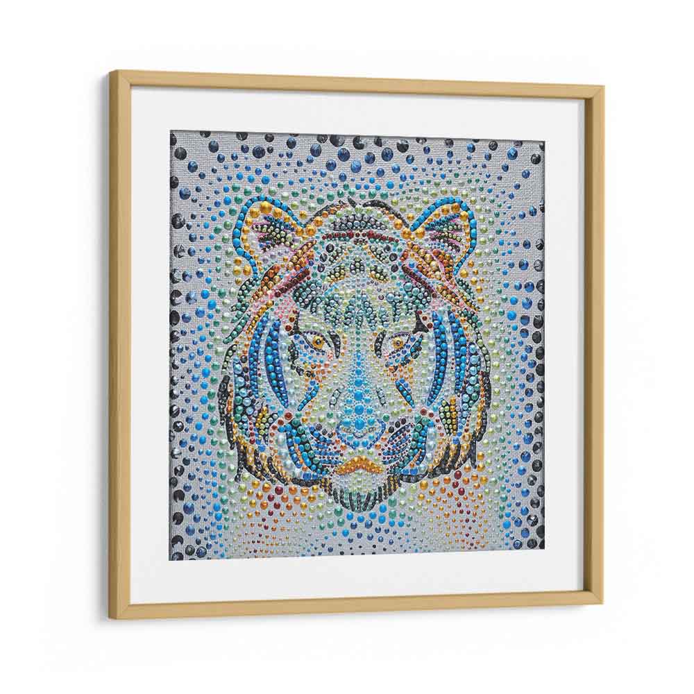 Vibrant TIGER FACE, KIDS ROOM PAINTINGS bring playful charm to your child's space, inspiring imagination and adventure.