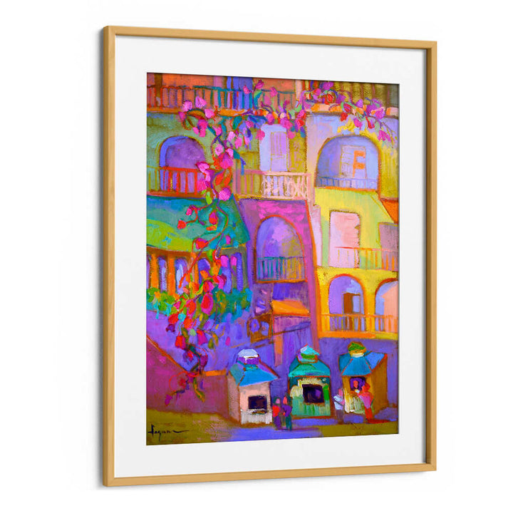 VIBRANT STREETSCAPE , ABSTRACT PAINTINGS