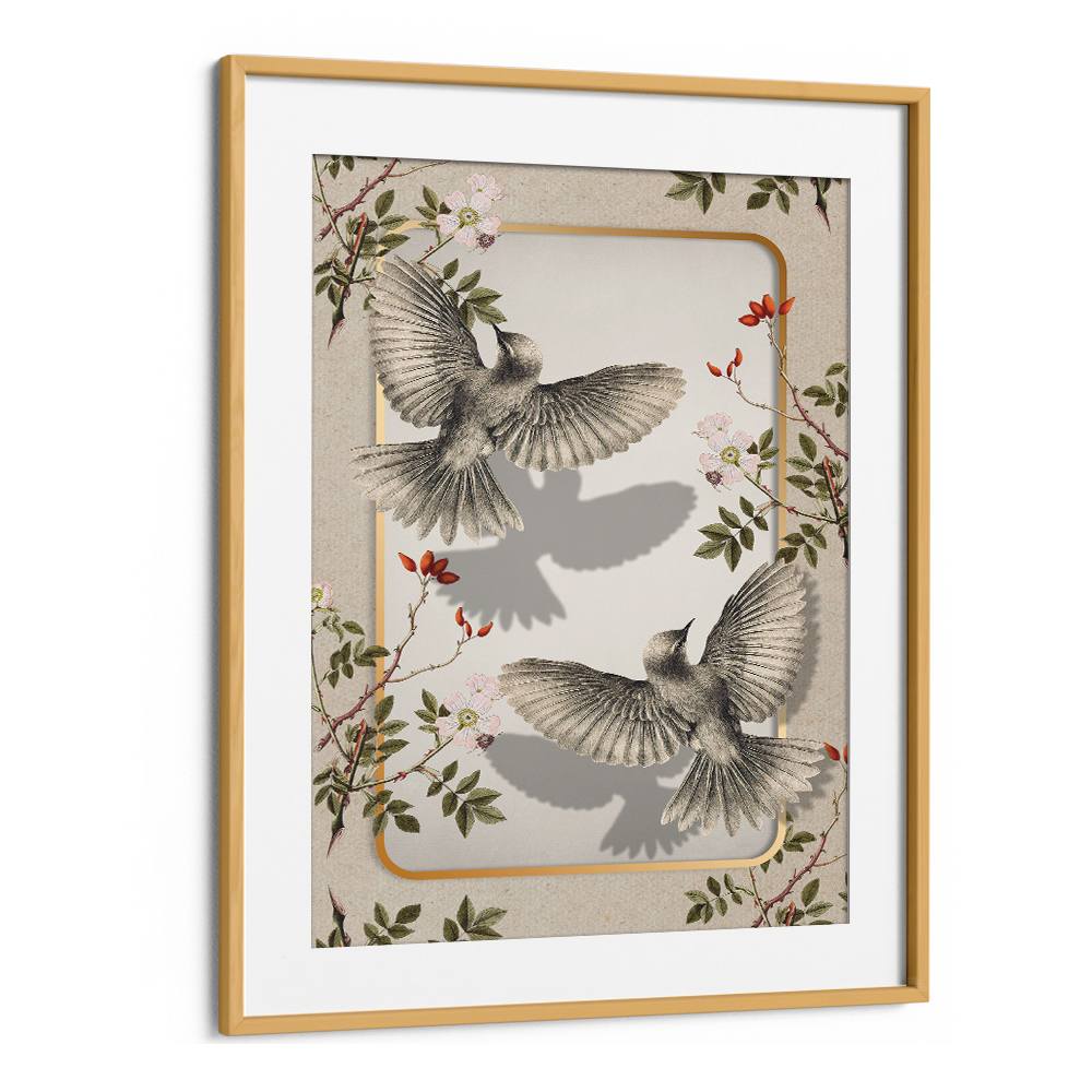 VINTAGE BOTANICAL BIRDS