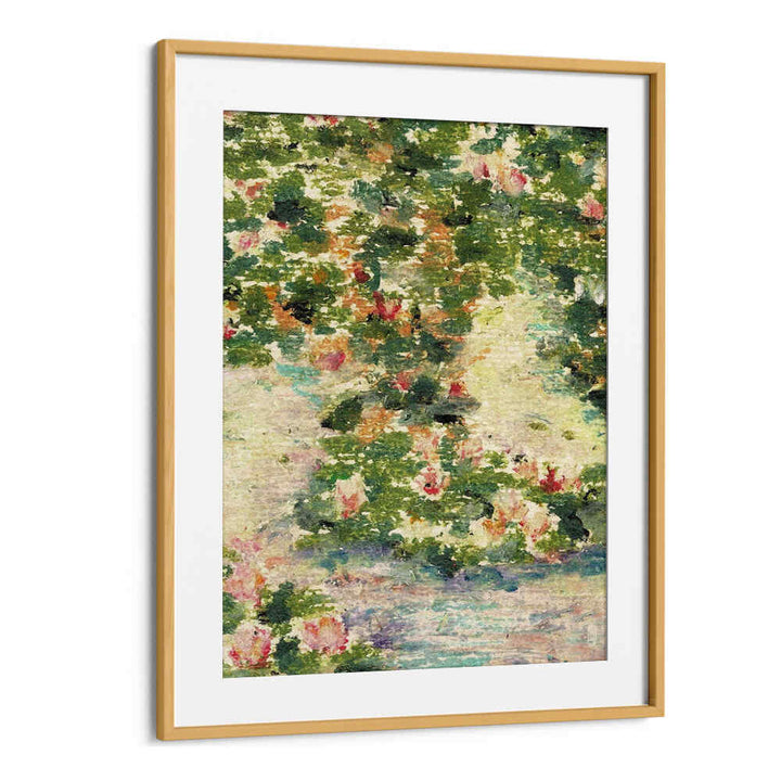 WATER LILIES , FLORAL FLOWER PAINTINGS