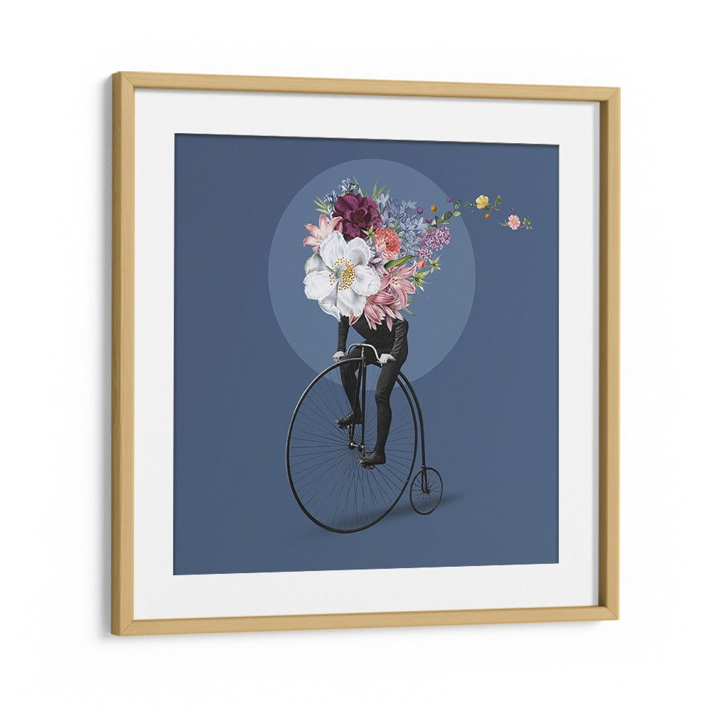 WHIMSICAL FLORAL CYCLIST