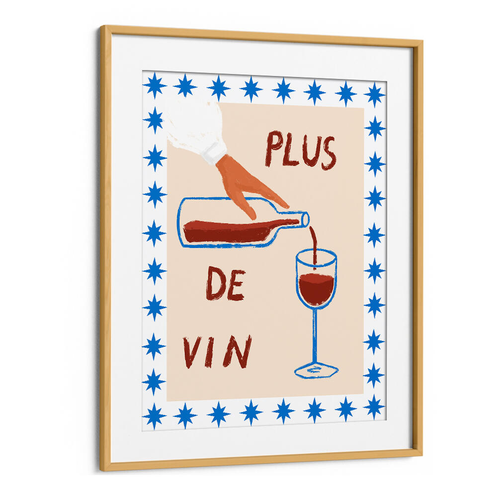 WINE POUR DELIGHT , BAR art print by Oakwood Mount showing wine poured into a glass.