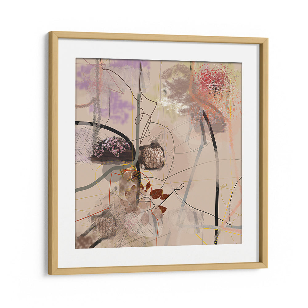 Colorful Winter Garden, Abstract Paintings enhance home decor with vibrant creativity and natural inspiration.