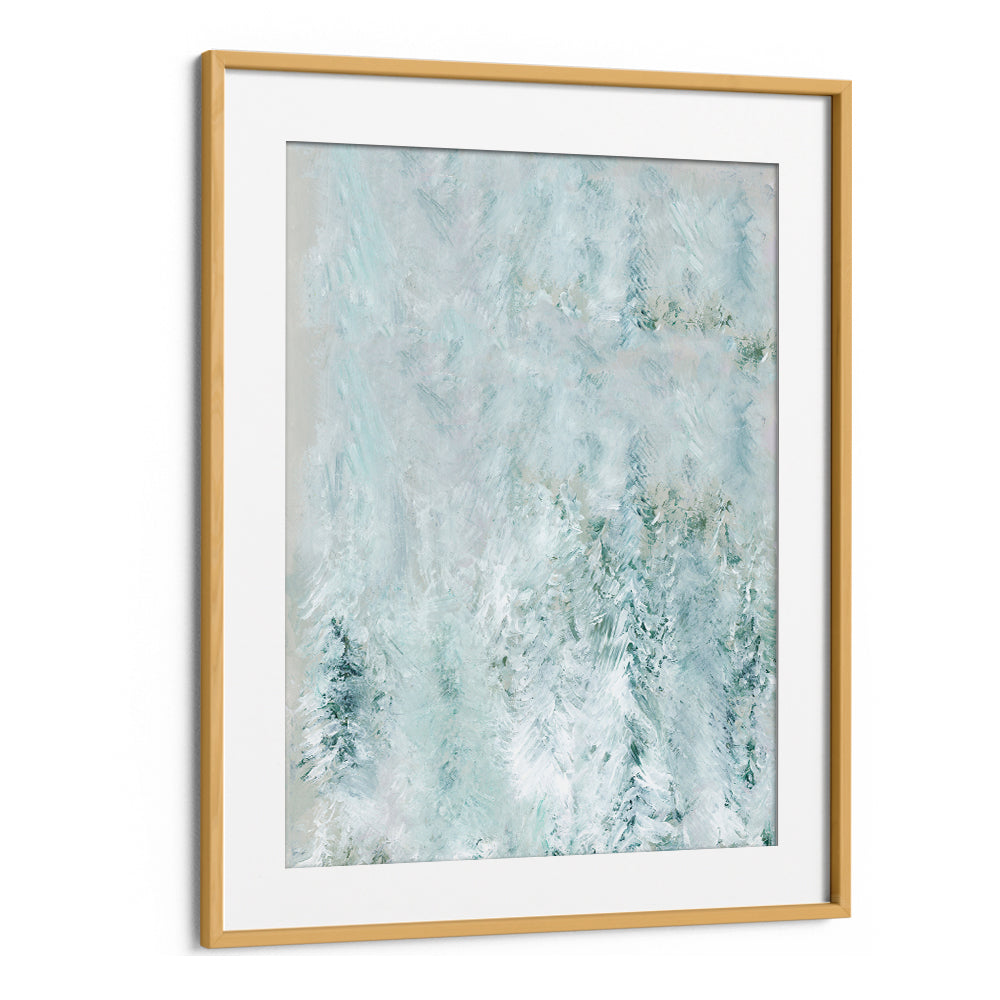 Enchanting WINTER WHITE FOREST I, ABSTRACT PAINTINGS, perfect for adding serene beauty to any space.