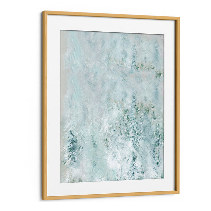 Enchanting WINTER WHITE FOREST I, ABSTRACT PAINTINGS, perfect for adding serene beauty to any space.