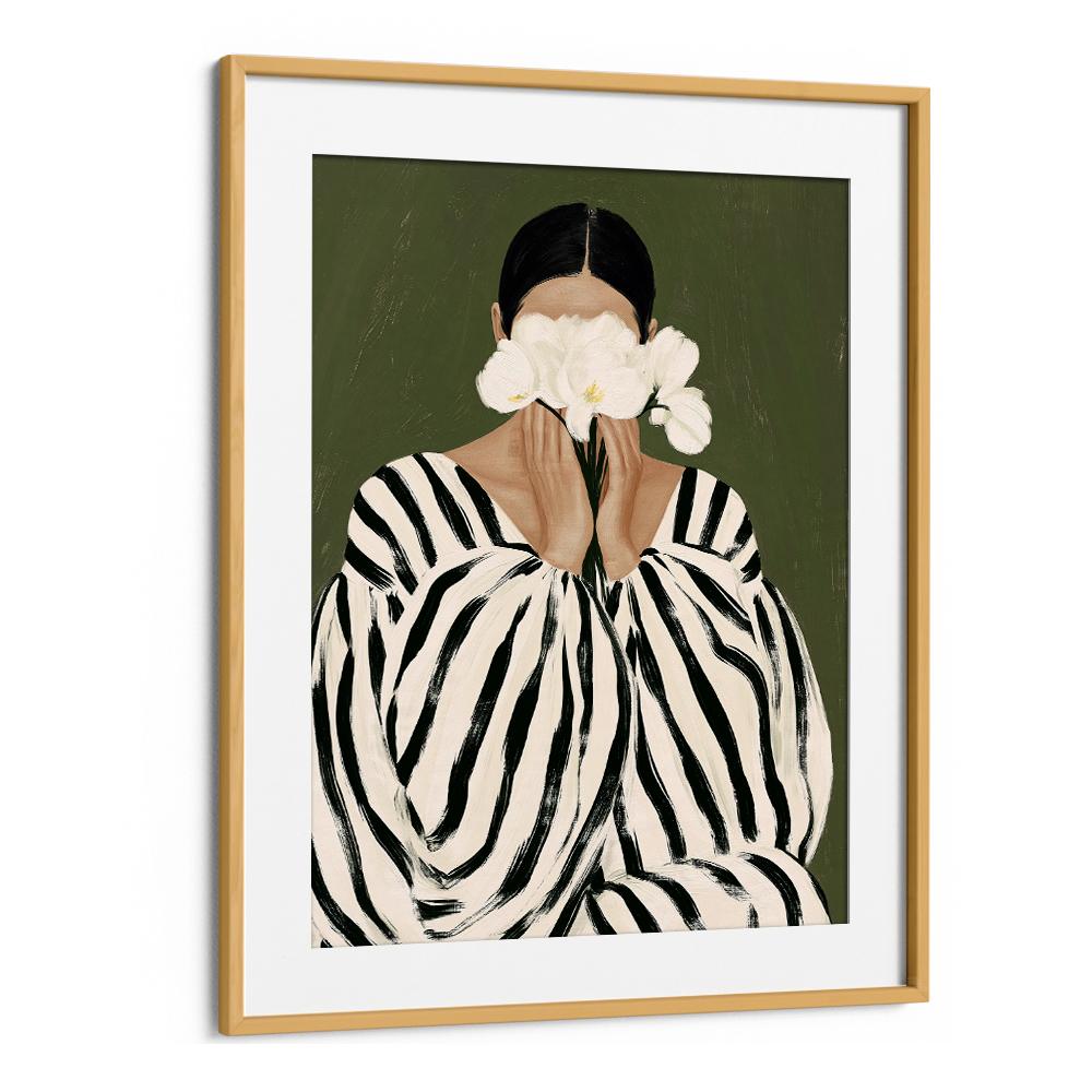 WOMAN WITH WHITE ORCHIDS II