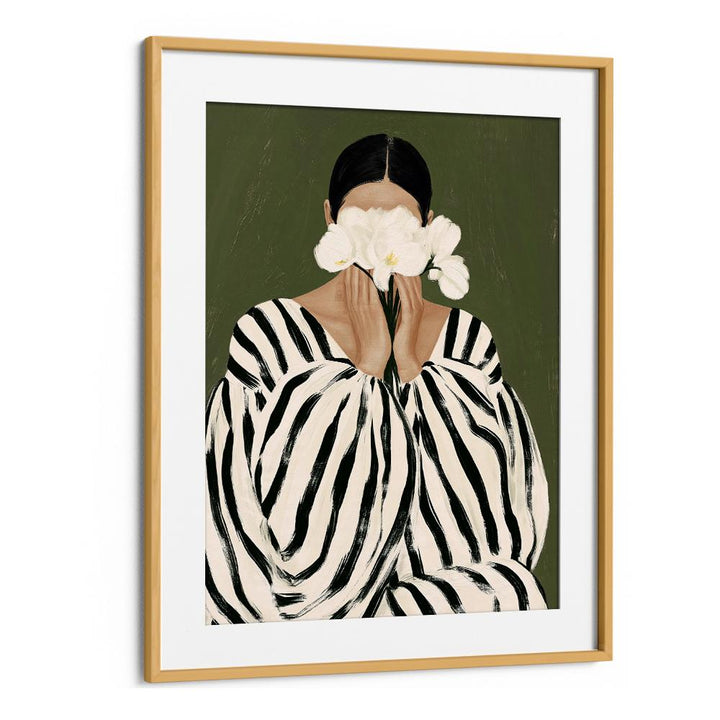 WOMAN WITH WHITE ORCHIDS II