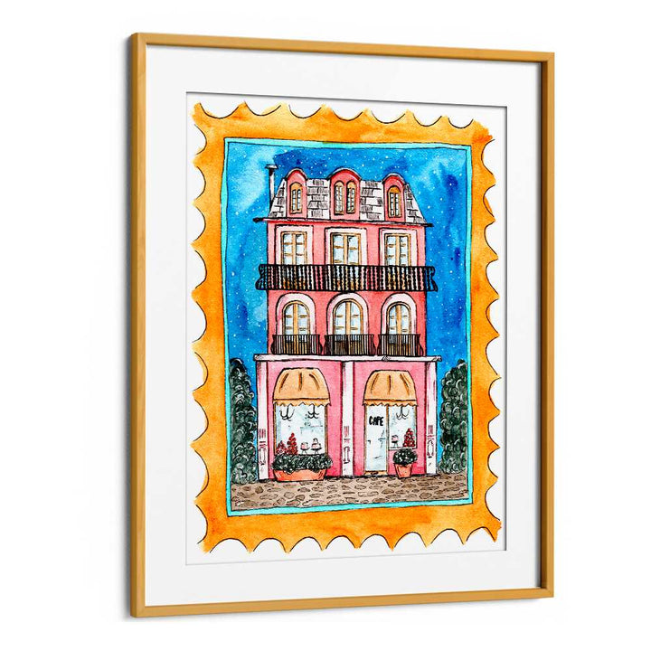 Artistic illustration of CAFE MID NIGHT, BAR showcasing vibrant nightlife energy, perfect for enhancing cafes and bars.