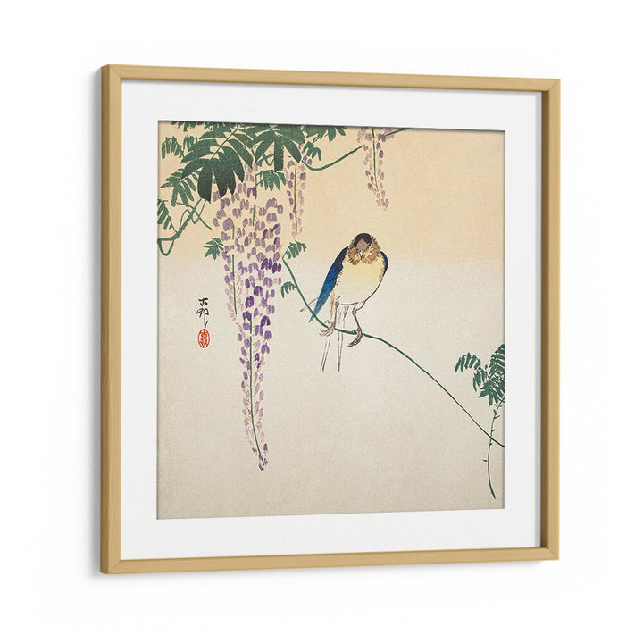 WISTERIA AND SWALLOW (CA. 1900) , JAPANESE PAINTINGS , JAPANESE ART PRINTS